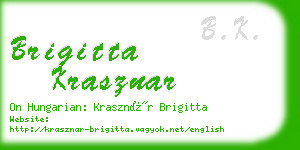 brigitta krasznar business card